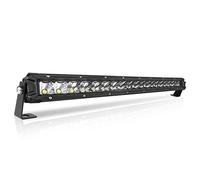 Rigidhorse Barra de luz LED de 22 pulgadas de una fila de inundación y haz de puntos Combo 20000LM Off Road LED Light Bar Luz de conducción para camioneta SUV, ATV, UTV camión parachoques de techo
