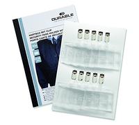 rígidoble 869819 Identificador rígido con pinza para placa de seguridad, 54 x 85 mm, 10 piezas