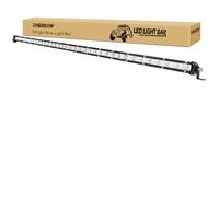 RIGIDON 1 pcs Barra de luz led, 12V 24V 38 pulgadas 180W, Unica fila delgado barras luminosas led para off road camión coche ATV SUV 4x4 barco, Lampara foco, Faros trabajo 6000K Blanco