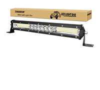 RIGIDON 15 Pulgadas 38 cm 144W barra de luz led, 12V 24V barras luminosas led para off road camión coche ATV todoterreno 4x4 vehículos, lámpara de conducción 6000K, Impermeable, Flood Spot Combo