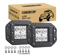 RIGIDON 2 Pcs Faros Trabajo led, 5 Pulgadas 12W, lámpara Trabajo led para Off Road camión Coche SUV 4x4 Tractor, 12v 24v Spotlights Faros antiniebla,6000K Off Road led Lights, luz de Niebla Trasera