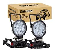 RIGIDON 2 Pcs Lámpara trabajo led portatil, 4 pulgadas 42W, Spotlight para off road camión coche SUV 4x4, Faro leds con imán 12v 24v Spotlights, 6000K blanca