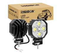 RIGIDON 2 Pcs Mini faro de trabajo, 2.8 pulgadas 16W 1600LM, Spot lámpara trabajo led para off road camión coche ATV 4x4 tractor moto SUV UTE, Exterior foco led 12v 24v spotlights faros antiniebla