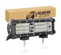 RIGIDON 24cm 9 Pulgadas 270W Barra de Luz LED, 12V 24V IP67 Impermeable lámparas de inundación faros trabajo led foco led tractor para 4x4 Coche Off Road Camión ATV UTV SUV Barco, 6000K Blanco