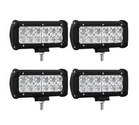 RIGIDON 4 Pcs Faros trabajo led, 7 pulgadas 36W, Flood lámpara trabajo led para off road camión coche ATV SUV 4x4 Tractor, Floodlight lámpara de conducción 6000K, Inundación Trabajo Lámpara 12v 24v