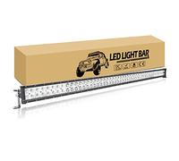 RIGIDON 52 Pulgadas 130cm 300W Barra de Led 4x4 Delgado, Largo Alcance Barras Luminosas led, 12V 24V 6000K Impermeable Faros antiniebla Led para 4x4 Tractor Camino Barco 4WD ATV UTV SUV