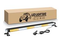 RIGIDON 78 LED 96 cm 38 Pulgadas Barra de luz Estroboscópica, Ámbar/Blanco
