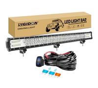 RIGIDON Barra de luz led, 40 pulgadas 540W Barras luminosas led y 12V kit de cableado, Lámpara de conducción para off road camión coche ATV SUV 4x4 barco, 6000K blanco led bad, Flood spot combo beam