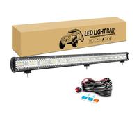 RIGIDON Barra Led 107 cm 42 pulgadas 900W barras de luz de trabajo con 12V Kit de cableado, largo alcance luminosas Iluminación Luces Conducción para off road camión tractor coche todoterreno suv 4x4