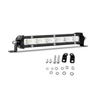 RIGIDON Barra LED 30W 18 cm Barras de Luz de Trabajo lámparas de inundación Faro Led 12V 24V, Impermeable Focos Led para Offroad Camión Tractor Coche 4x4 SUV Barco, 6000K Led antiniebla