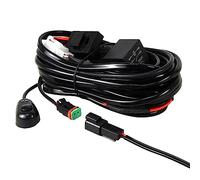 RIGIDON Kit de Cableado Impermeable para Luz Antiniebla, Conector DT 12V, Arnés con Relé de Fusible para Barra LED 4x4, Faro de Trabajo (Model E)