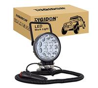 RIGIDON Lámpara trabajo led portatil, 4 pulgadas 42W, faro con imán para off road camión coche SUV 4x4, 12v 24v,6000K Blanco Floodlight