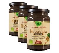 RIGONI DI ASIAGO - Nocciolata Sin Leche, Crema de Cacao y Avellanas Ecológico - 250g (Paquete de 3)