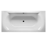 RIHO Bañera Rectangular Linares, Versión Izquierda, Variante Plug&Play, 2 Pla...