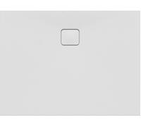 RIHO Basel plato de ducha rectangular, desagües 90mm, ultraplano, a ras de suelo, blanco brillante, D005023005, Versión: 1200x900x45/12mm