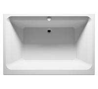 RIHO Castello bañeras rectangulares, empotradas, 2 plazas, 180x120x51cm, 335 litros, blanco, B064001005