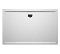 RIHO Davos plato de ducha rectangular, desagües 90mm, con patas y faldón, blanco brillante, D002016005, Versión: 1500x800x45/25mm