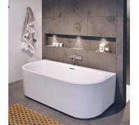 Riho Desire bañera de pared 184x84 cm rectangular blanco B089011005