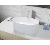 RIHO Lavabo de encimera Thin, superficie SOLID, Ovale, W025001105