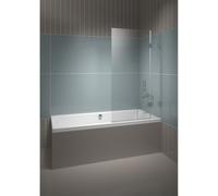 Riho Scandic mampara de bañera 100 cm dos piezas cromo brillo/vidrio transparente G001150120