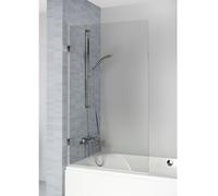 Riho Scandic mampara de bañera 95 cm una pieza cromo brillo/vidrio transparente G001141120