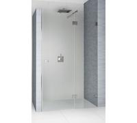 Riho Scandic puerta de ducha 120 cm oscilante negro mate/vidrio transparente G001026121