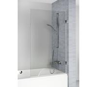 Riho Scandic puerta de mampara 95 cm una pieza negro mate/vidrio transparente G001142121