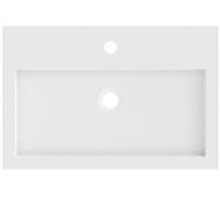 Riho Spring Vow lavabo 60.3x40.2 cm rectangular clásico-para mueble blanco mate W004006105