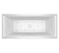 RIHO Stiell Square bañera rectangular, versión derecha, con sistema Air, inst...