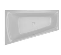RIHO Still Smart bañeras de esquina, empotradas, 170x110x50cm, 240 litros, 2 plazas, blanco brillante, B102001005, Versión: Versión izquierda, sin almohada/luz