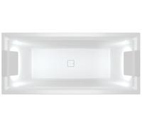 Riho Still Square LED bañera rectangular 180x80 cm blanco B099005005