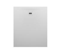 RIHO Velvet Sole plato de ducha rectangular, desagües 90mm, ultraplano, instalación sobre y en el suelo, blanco mate, D006012105, Versión: 1000x1000x30/15mm