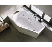 RIHO Yukon bañeras de esquina, con Joy system, empotrada, 1 plaza, 160x90x48cm, 175 litros, blanco, B009011005, Versión: Versión izquierda