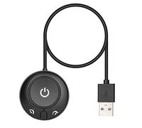 Rii Jiggler ratón USB Port Mouse Jiggler con Interruptor ON/Off - Desmontador de ratón no tripulado e indetectable - Opción de Dos velocidades - Negro