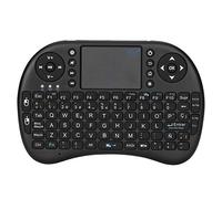 Rii Mini i8 - Teclado ergonómico con touchpad (RF 2.4 GHz, USB), color negro
