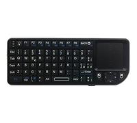Rii Mini X2 Wireless + Bluetooth (disposición italiana) - Mini teclado retroiluminado con touchpad compatible con Smart TV, TV Box, Tablet, Smartphone, consola, PC, Fire TV, Raspberry