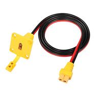 RIIEYOCA Adaptador XT60 con cable de panel - XT60 macho a hembra cable de alimentación para panel solar, bicicleta eléctrica, Fatshark, monitor FPV Skyzone (1 m)