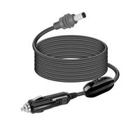 RIIEYOCA Cable de alimentación DC 18AWG 12-24V Star/Link Mini con Interruptor de Encendido/Apagado, Mechero a Conector DC 5,5x2,1mm para Coche, camión, Autocaravana, Uso Marino. (3M/10FT)