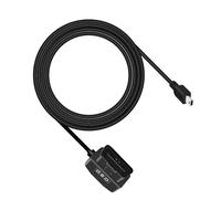 RIIEYOCA OBD a USB DashCam Cable, Mini USB a OBD2 Adaptador Hardwire con Interruptor Botón Conector Compatible con Vehículos eléctricos (11,5 ft / 3,5 m, Mini)