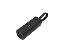 RIIEYOCA USB A a USB 3.0, 3 puertos USB 3.0 Extensor, USB 2.0 Hub, Mini Aluminio Portátil 3 Puertos Splitter Storage USB Hub Expansion Hub para coches, teléfonos móviles, ordenadores portátiles y PC