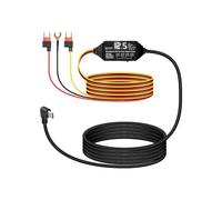 RIIEYOCA USB-C Dash CAM Hardwire Kit con Pantalla LED 3-Lead Acc hardwire Kit para Dash CAM, 12V-24V a 5V Tipo-C Hard Wiring Kit Cable de alimentación,Soporte Acc Mode（3.5m