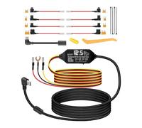 RIIEYOCA USB-C Multi-Size Dash CAM Hardwire Kit con Pantalla LED 3-Lead Acc hardwire Kit for Dash CAM 12V-24V to 5V Type-C Hard Wiring Kit Power Cable,Support Acc Mode（3.5m