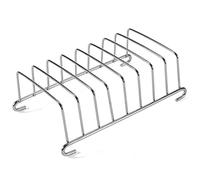 Riiichflowshop 8 Ranuras Stick Toast Rack Holder BBQ Acero Inoxidable Safe Rec Air Freidora Accesorios Suministros de Cocina Acero Inoxidable