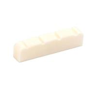 Riiichflowshop - Cejilla de Hueso para bajo con Ranuras de Fondo Plano Estilo Moderno para Bajos eléctricos de 4 Cuerdas Piezas de Repuesto para cejuelas pre-ranuradas Huesos de Res