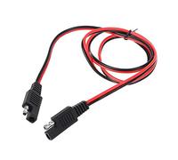 Riiichflowshop Conector SAE Macho a Hembra Cable de extensión Cable Adaptador Arnés de Cables de liberación de desconexión rápida con Cable de Cobre de batería Solar