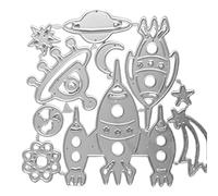 Riiichflowshop Planeta Luna Plantilla De Troquel De Corte De Metal Álbum De Recortes Plantilla De Tarjeta De Papel Acero Al Carbono