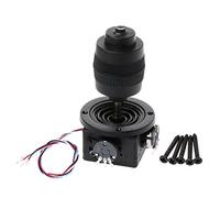 Riiichflowshop Potenciómetro Joystick de 4 Ejes para JH-D400X-10K con botón de plástico Negro