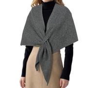 RIIQIICHY Bufanda Mujer Invierno y Chal de Fiesta Elegante - Chal para Boda e Invitadas - Accesorio Versátil para Vestido de Noche Gris