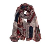 RIIQIICHY Pañuelo Cuello Mujer Vistoso Fulares para Mujer Elegante Foulard Bufanda Grande Primavera Verano Patrón de Mosaico