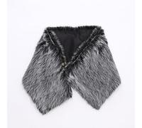 Riismen Chaqueta Vikingo Mitología Nórdica Capa Peluche Faux Pelo Capa Medieval Festivales Renacentistas Accesorio Traje Caliente Un gris Talla única